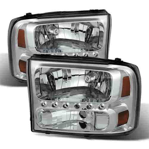 xTune LED Crystal Headlights 1999-2003 Ford F250/350 Super Duty