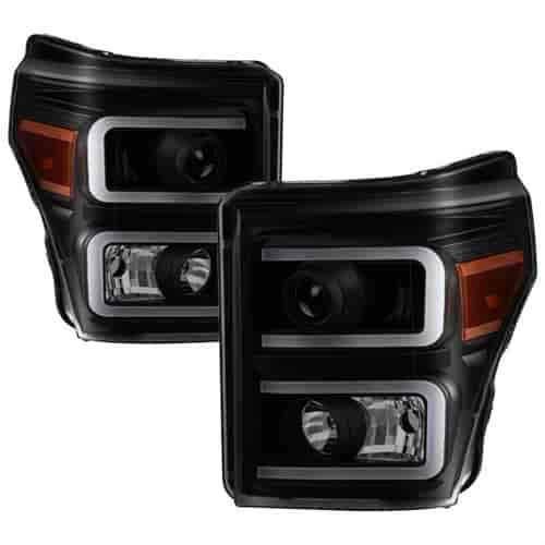 xTune Light Bar DRL Projector Headlights 2011-2016 Ford F250/F350/F450