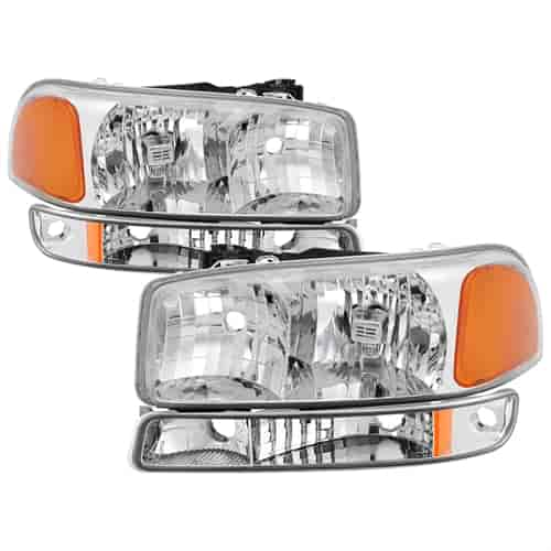 xTune Crystal Headlights 1999-2006 GMC Sierra