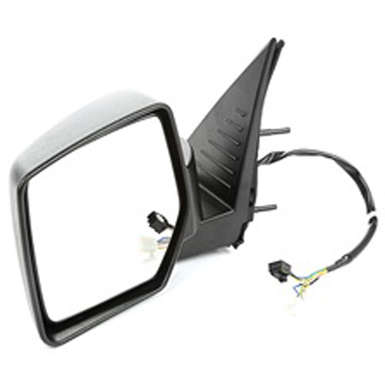 This black left side mirror from Omix-ADA fits 08-12 Jeep Liberty. It is a power heated folding mirror with memory.