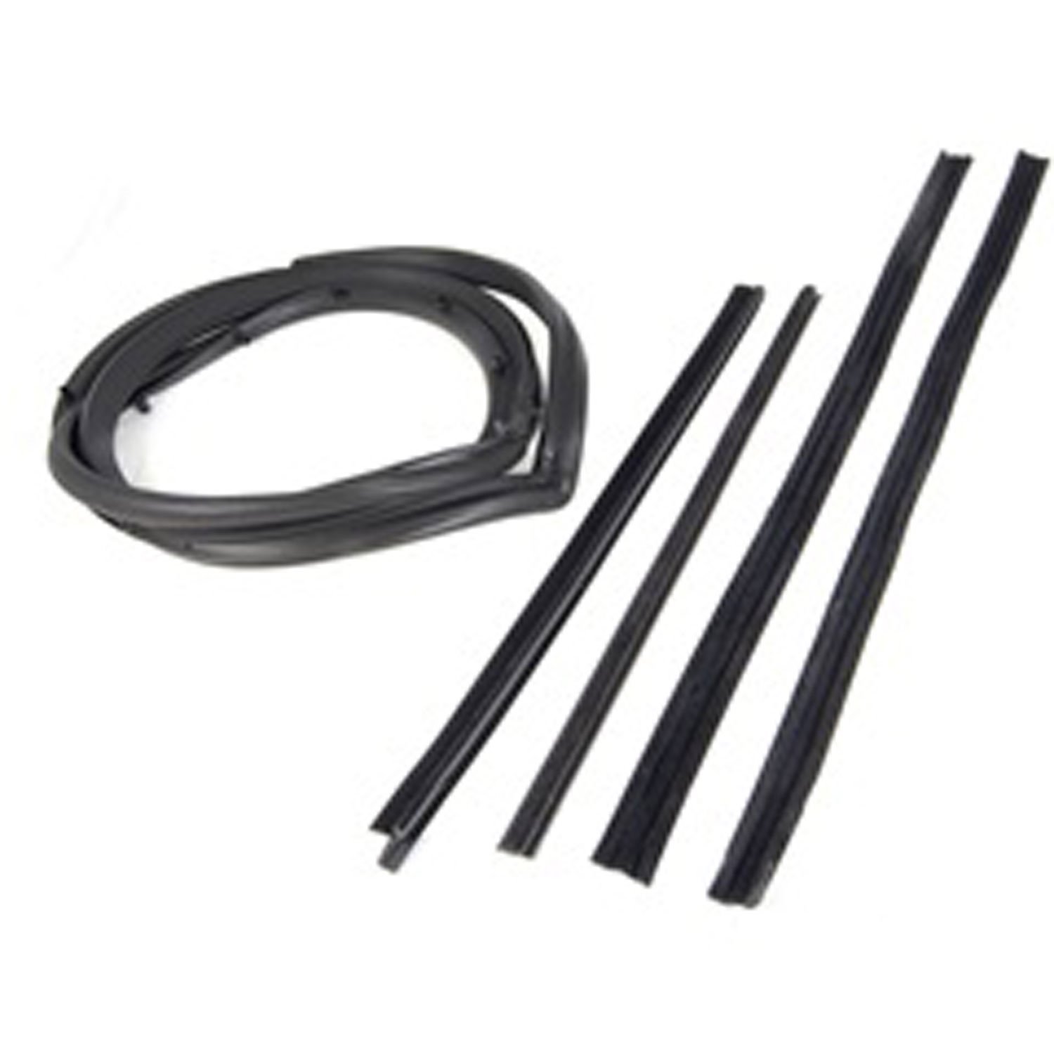 This 5 piece full door seal kit from Omix-ADA fits factory hard doors with a movable vent window. Fi