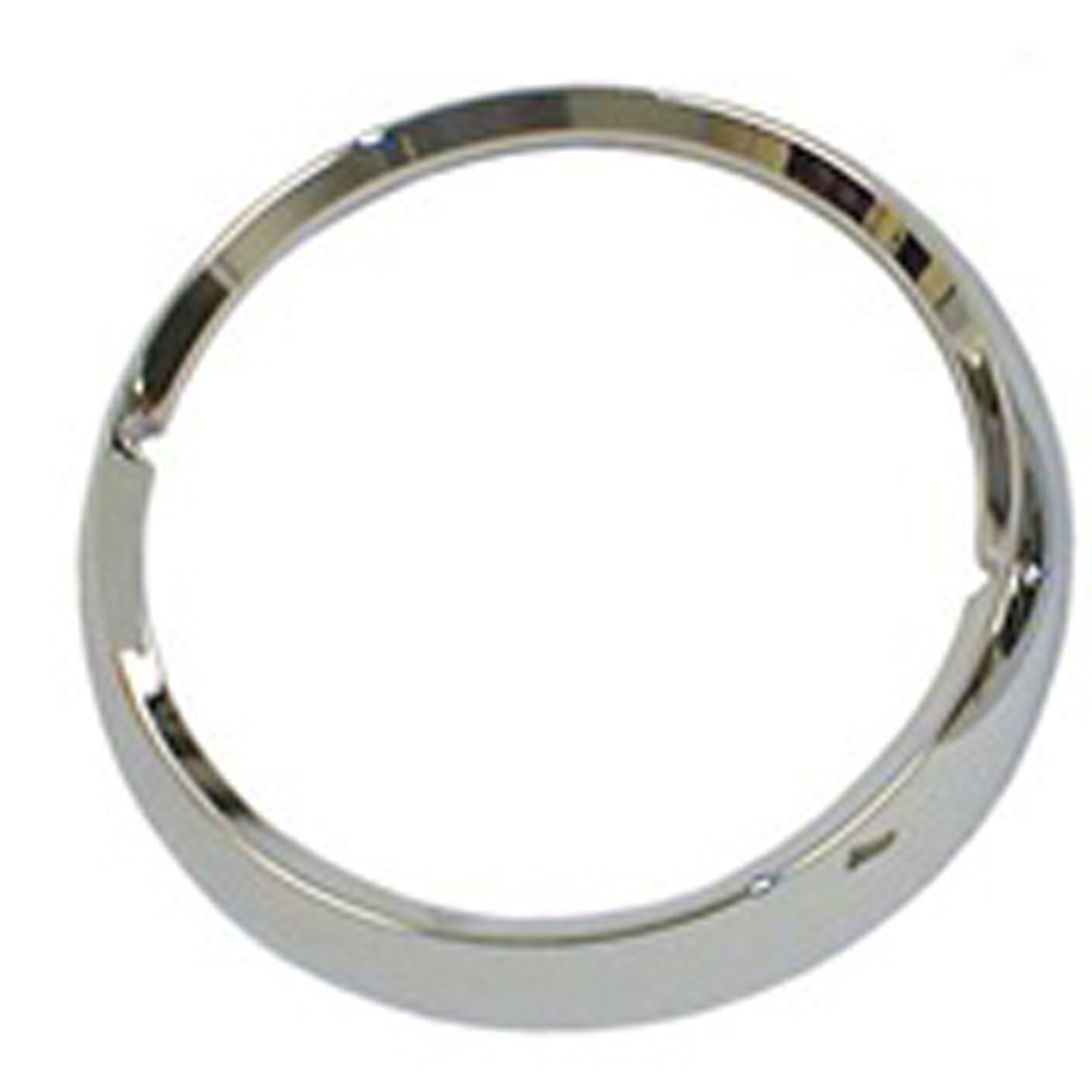 This chrome headlight bezel from Omix-ADA fits 72-86