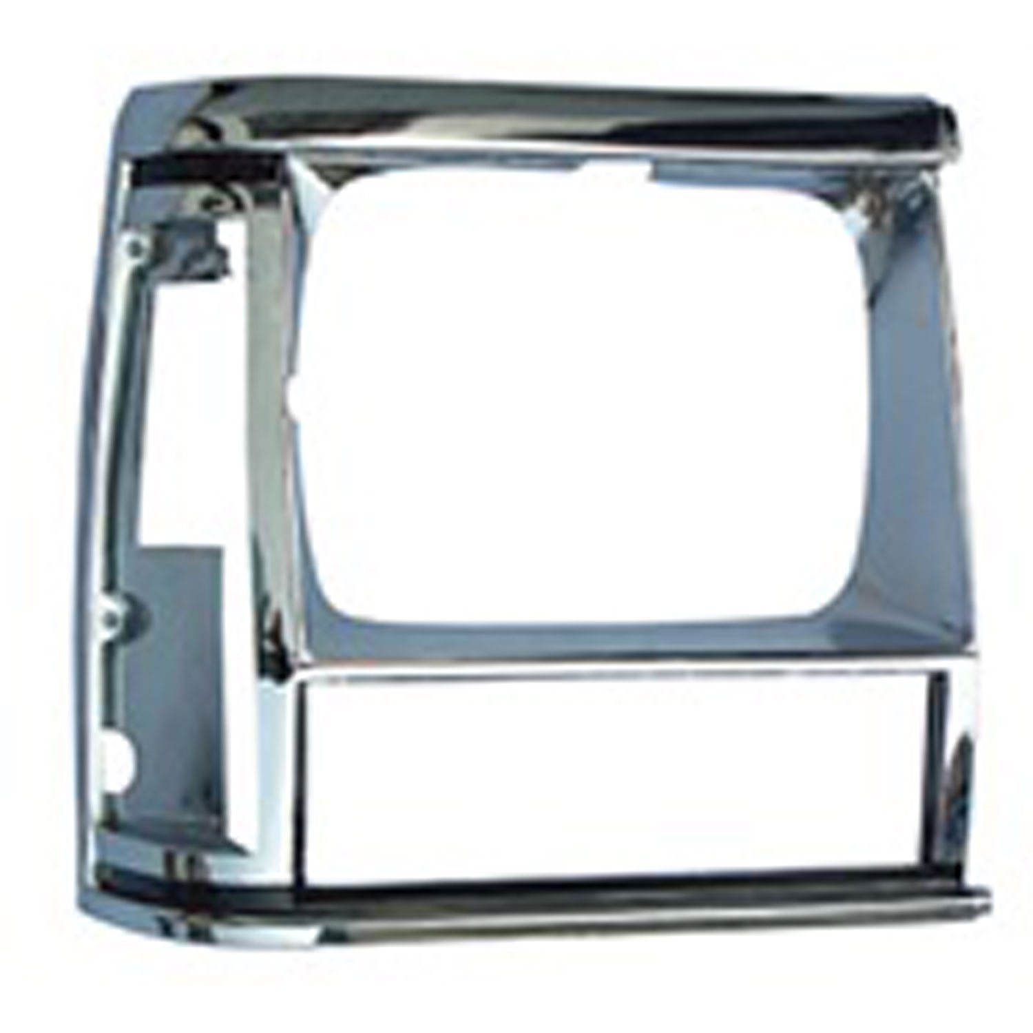 This chrome headlight bezel from Omix-ADA fits the
