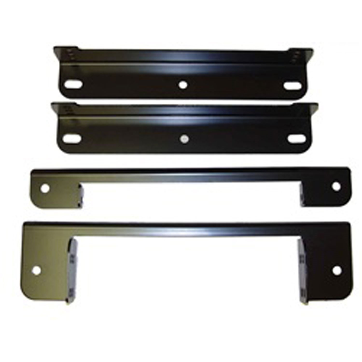 This seat bracket adapter from Omix-ADA fits 76-86 Jeep CJ and 87-90 Wrangler.