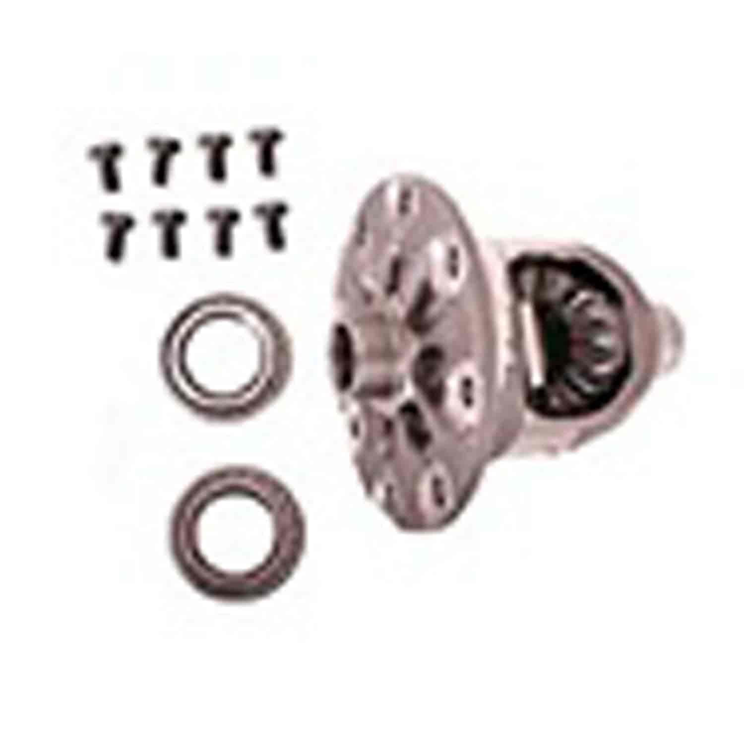 This differential carrier assembly from Omix-ADA fits 01-02 Jeep Wrangler TJ with Dana 35 Trac-Loc.