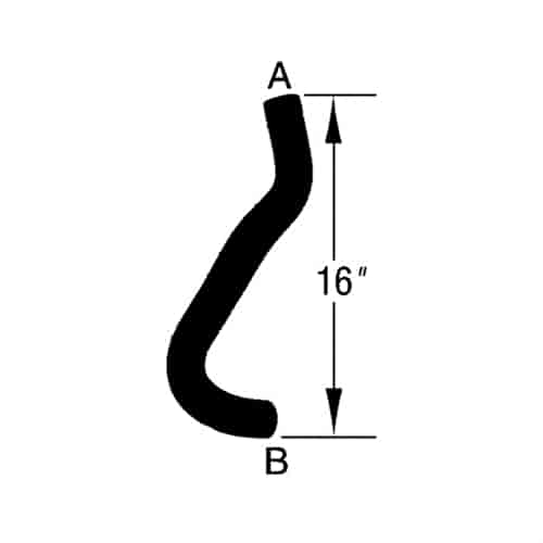 RADIATOR HOSE LOWER 3.3L 91-92 CHRYSLER AS BODY CHRSYLER TOWN AND COUNTY DODGE CARAVAN DODGE GRAND C