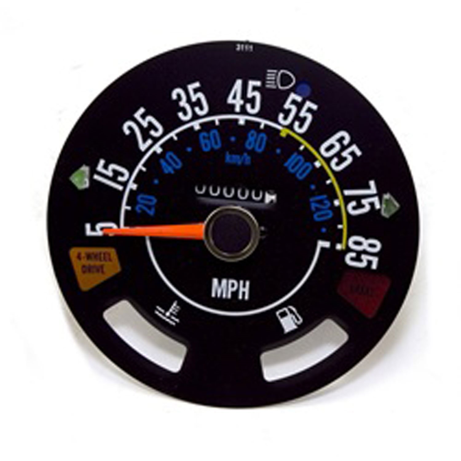 Speedometer Gauge 5-85 MPH 1980-1983 CJ5 1980-1986 CJ7