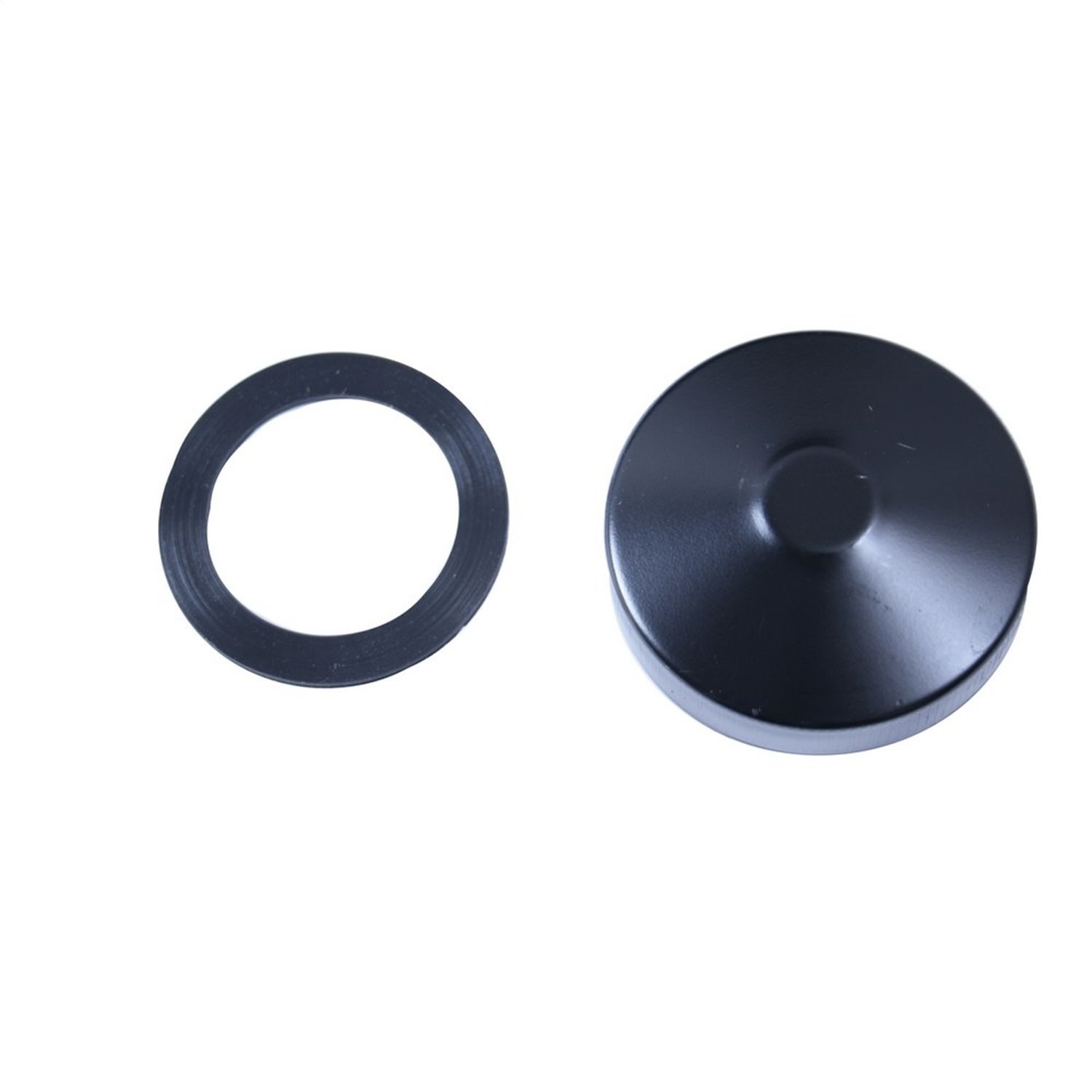 This black non-vented gas cap from Omix-ADA fits