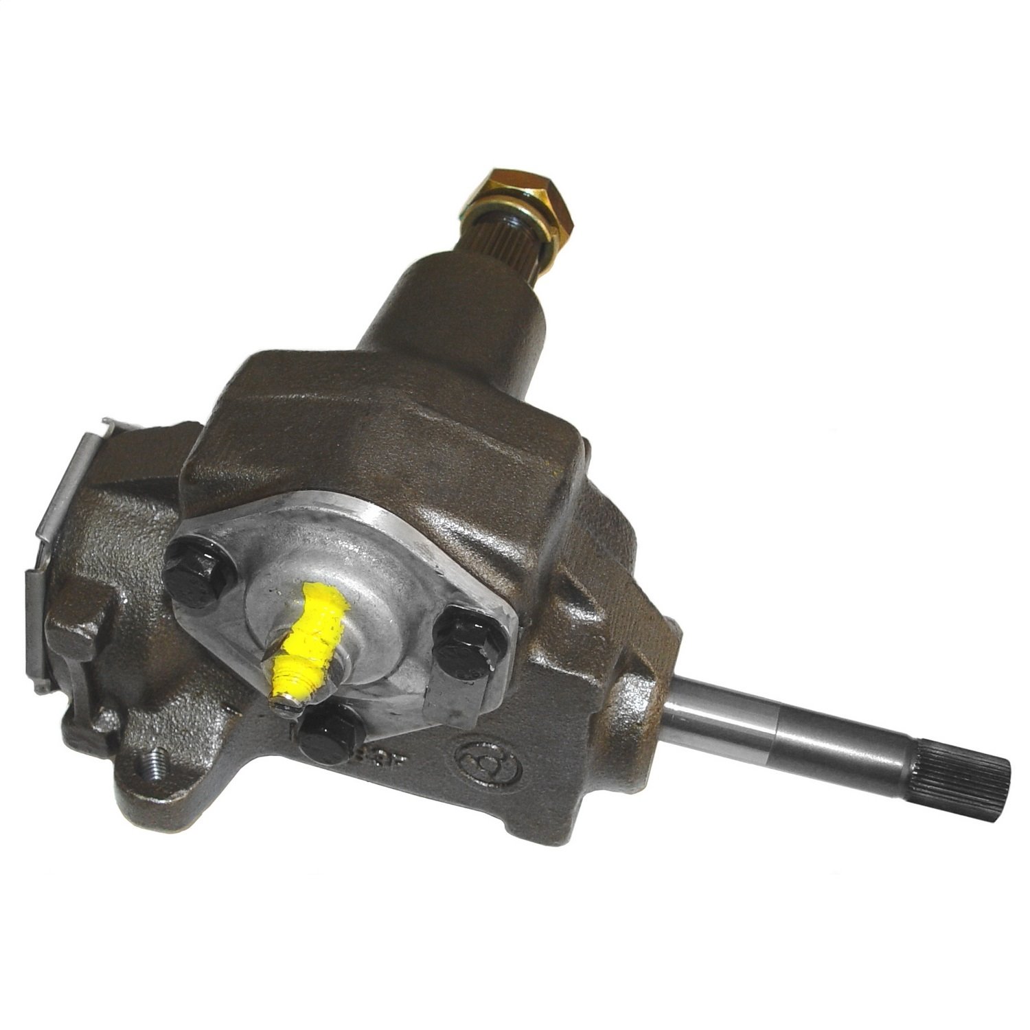 This manual steering gear box assembly from Omix-ADA fits 72-86 Jeep CJ models and 73-86 Jeep SJ trucks.