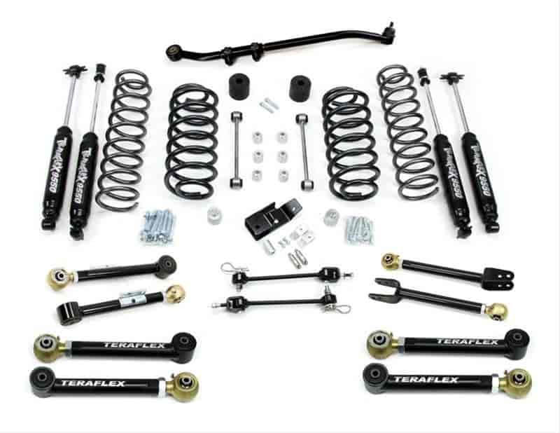 Suspension Lift System 3 in. Lift Incl. Shocks/Upr/Lwr FlexArms /FrAdjTrkBr /FrSwayBarDscncts /RrTrkBarBrkt /BumpStops /Hardware