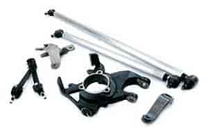 High Steer Kit; Incl. Tie Rod/Drag Link w/One Ton Tie Rod Ends/Tapered Inserts/Pitman Arm/HD Cast Hi