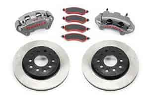 Brake Upgrade Kit Front Incl. Twin Piston Calipers/Caliper Brackets/Brake Pads/Rotors