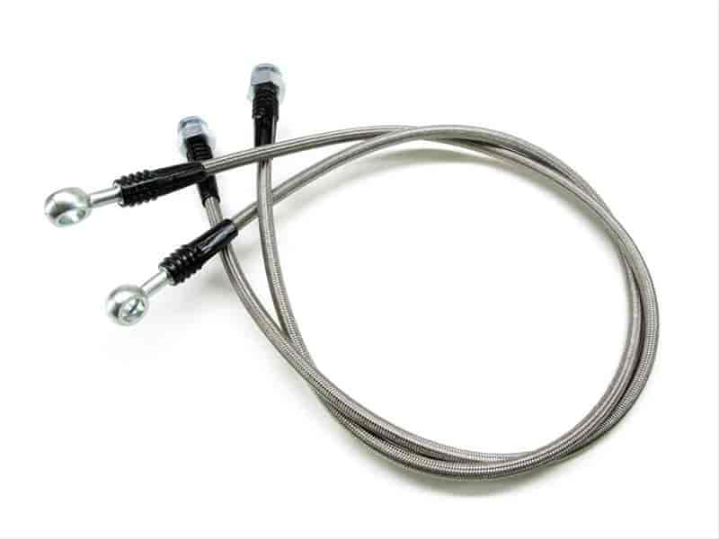 Brake Line Kit 30 in. Rear Steel Braided Incl. Hardware Pair