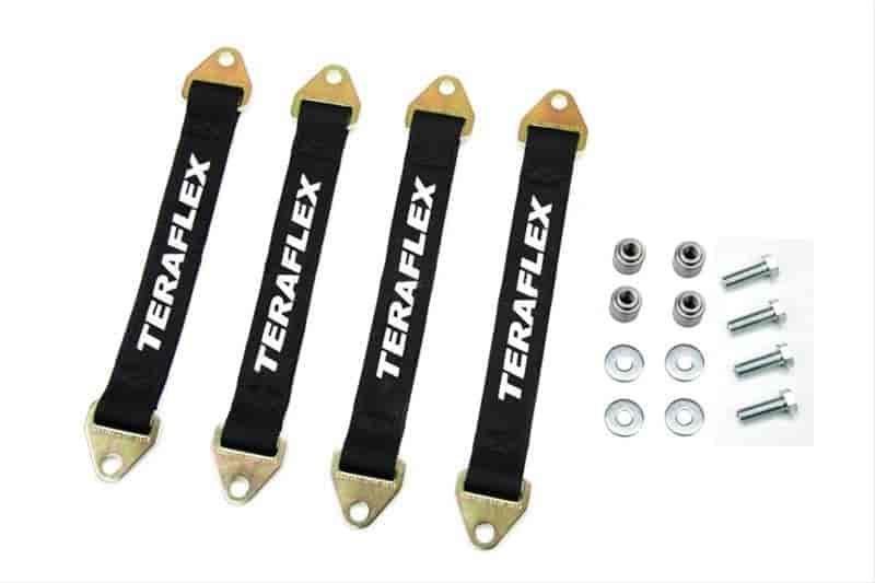 Limit Strap Kit Front/Rear Incl. 4 Straps Mounting Hardware