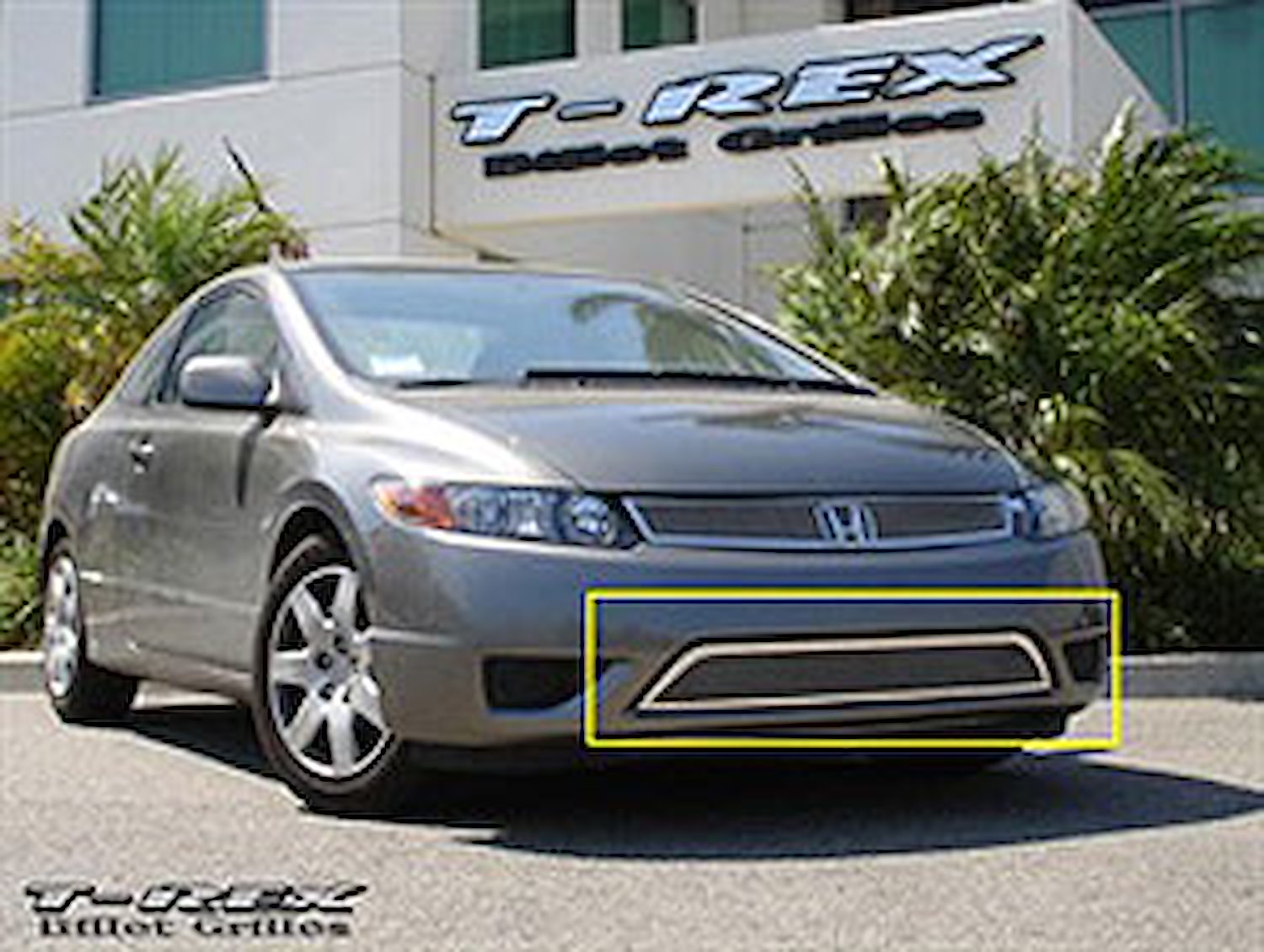 Upper Class Mesh Bumper Grille Insert 2006-2008 Honda Civic Coupe