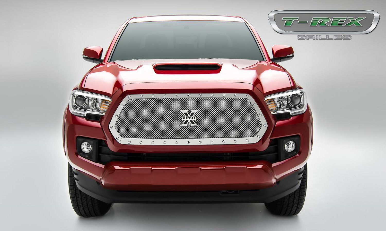 X-Metal Series Main Grille Insert W/ Small Mesh Polished Stainless Steel