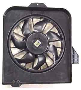 LH RAD COOLING FAN ASSY BLADE/MOTOR/SHROUD CARAVAN/VOYAGER/TOWN COUNTRY 0 1-01/31/05