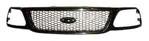 GRILLE BLK W/ HONEYCOMB P FORD F150/F250 LD