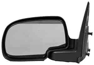 LH DOOR MIRROR MAN NON-HTD TEXT BLK FLDG SILVERADO/SIERRA CLASSIC 99-07 TA HOE/YUKON/SUBURBAN/YUKON