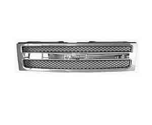 GRILLE MAT BLACK W/ CHR FRAME SILVERADO 1500 07-11