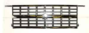 GRILLE CHR/DK ARG DUAL RECT H.L. CHEVY VAN 92-96