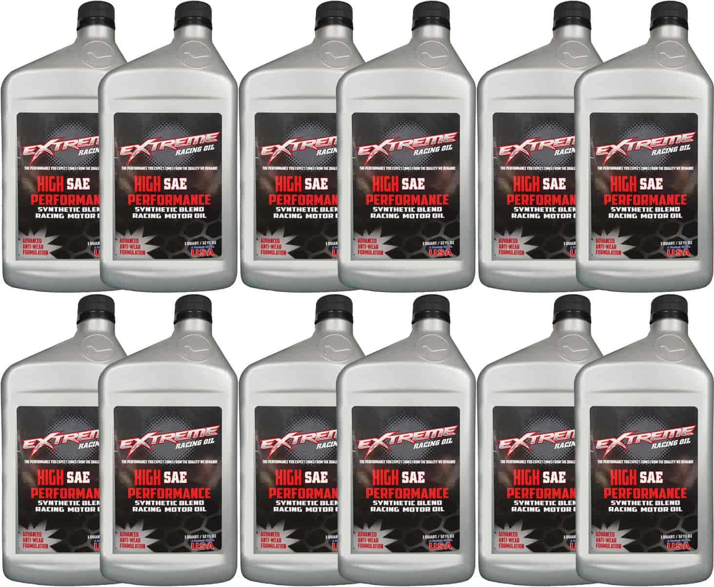 5W-30 High-Performance Synthetic-Blend Racing Oil - 1-Case