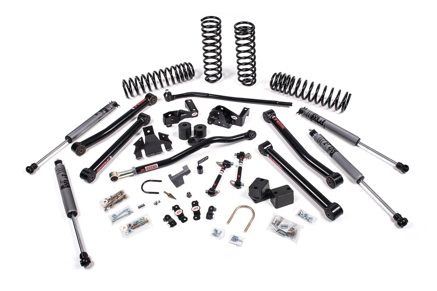 JSPEC114KFR J-Konnect 3.5" Lift Kit, 07-18 Jeep Wrangler JK 2-Door