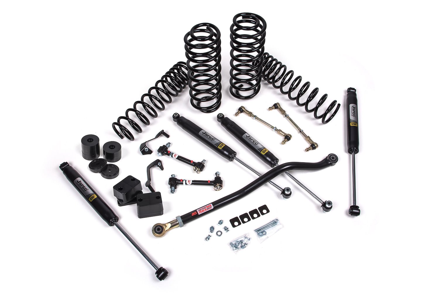 JSPEC120K J-Venture 3.5" Lift Kit, Jeep Wrangler JL 4-Door w/Jspec Shocks, HD Rate Coils