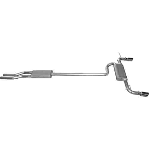 Split Rear Cat-Back Exhaust 11-14 Ford Edge