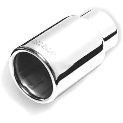Stainless Steel Rolled Edge Exhaust Tip Inlet: 2.25