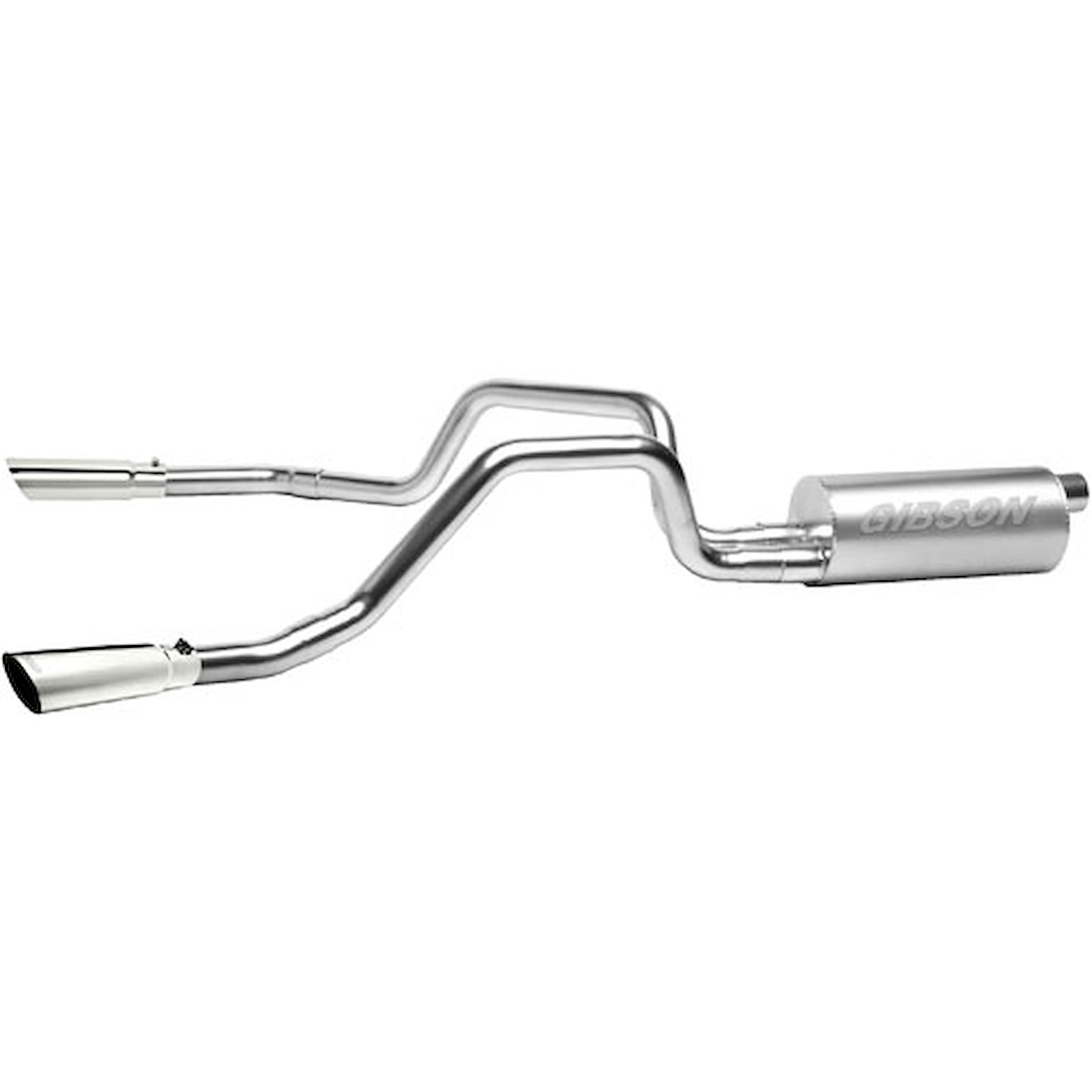 Split Rear Cat-Back Exhaust 98-03 Chevrolet S10/ GMC Sonoma