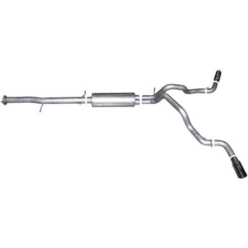 Dual Extreme Aluminized Cat-Back Exhaust 2007-11 GMC Sierra Denali 6.2L