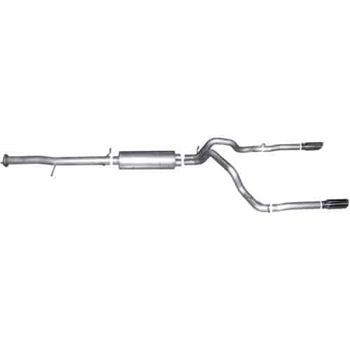 Split Rear Cat-Back Exhaust 07-09 GM Silverado/Sierra Denali 1500