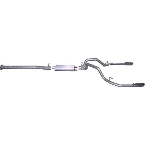 Split Rear Cat-Back Exhaust 11-13 GM Silverado/Sierra 1500