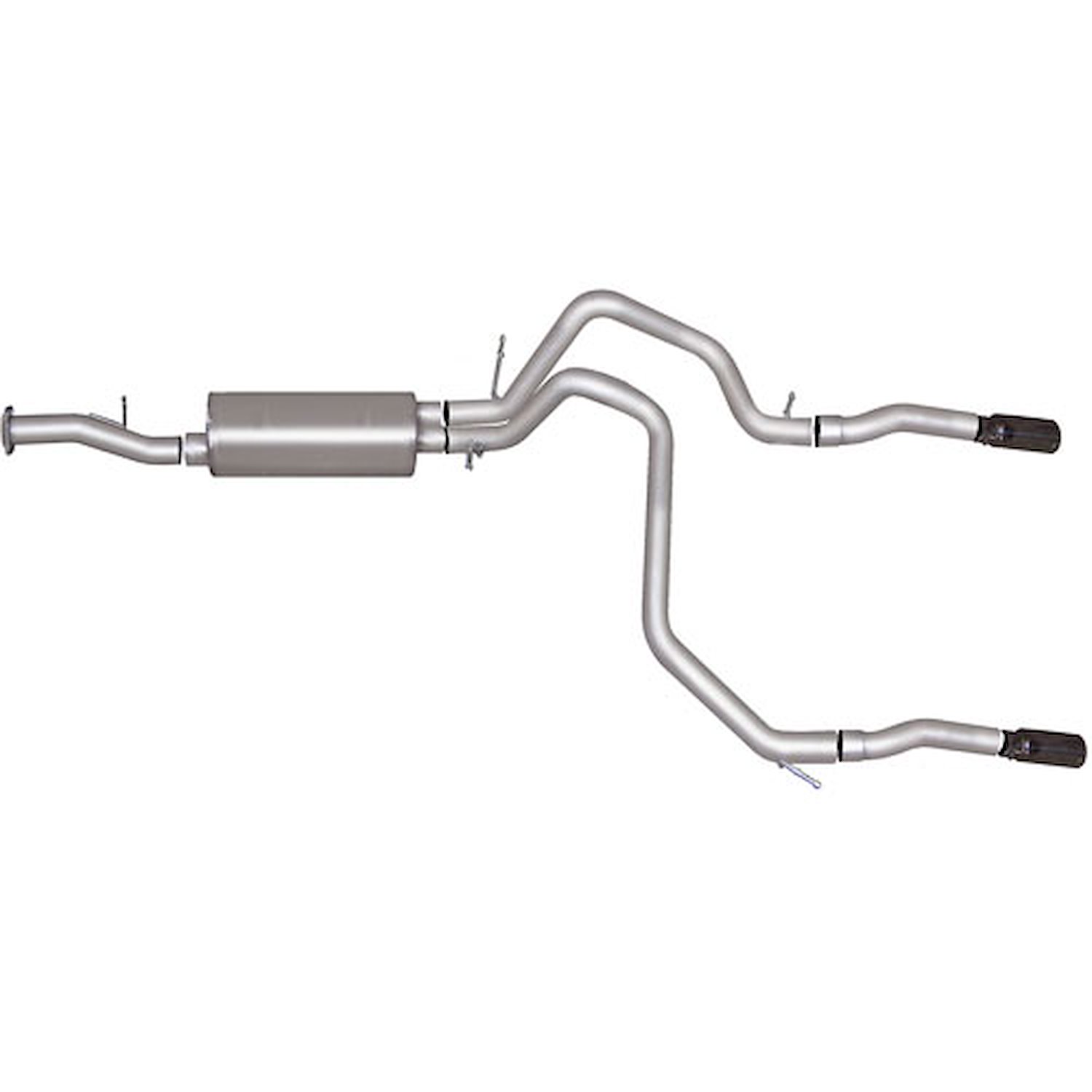 Split Rear Cat-Back Exhaust 07-09 Chevrolet/GMC Tahoe/Yukon/Envoy