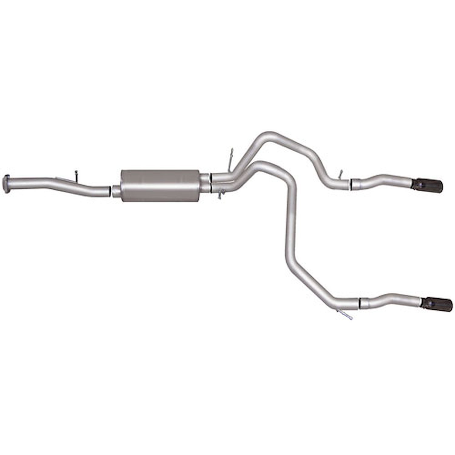 Split Rear Cat-Back Exhaust 07-14 GM Avalanche/Suburban/Yukon XL 1500