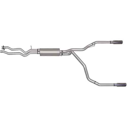 Split Rear Cat-Back Exhaust 2006 GM Silverado/Sierra Truck 1500ss