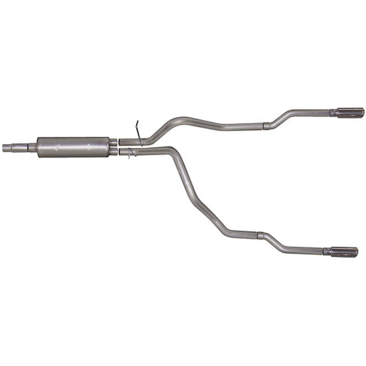 Split Rear Cat-Back Exhaust 98-01 Dodge Ram 1500