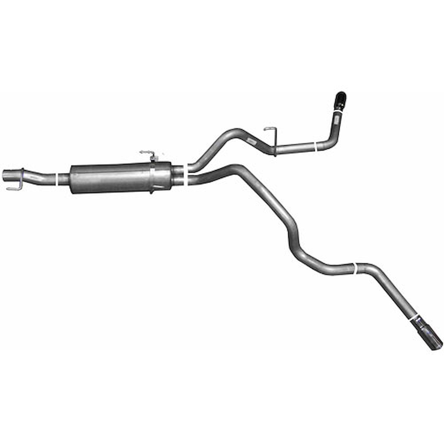 Dual Extreme Stainless Cat-Back Exhaust 04-05 Dodge Ram 1500