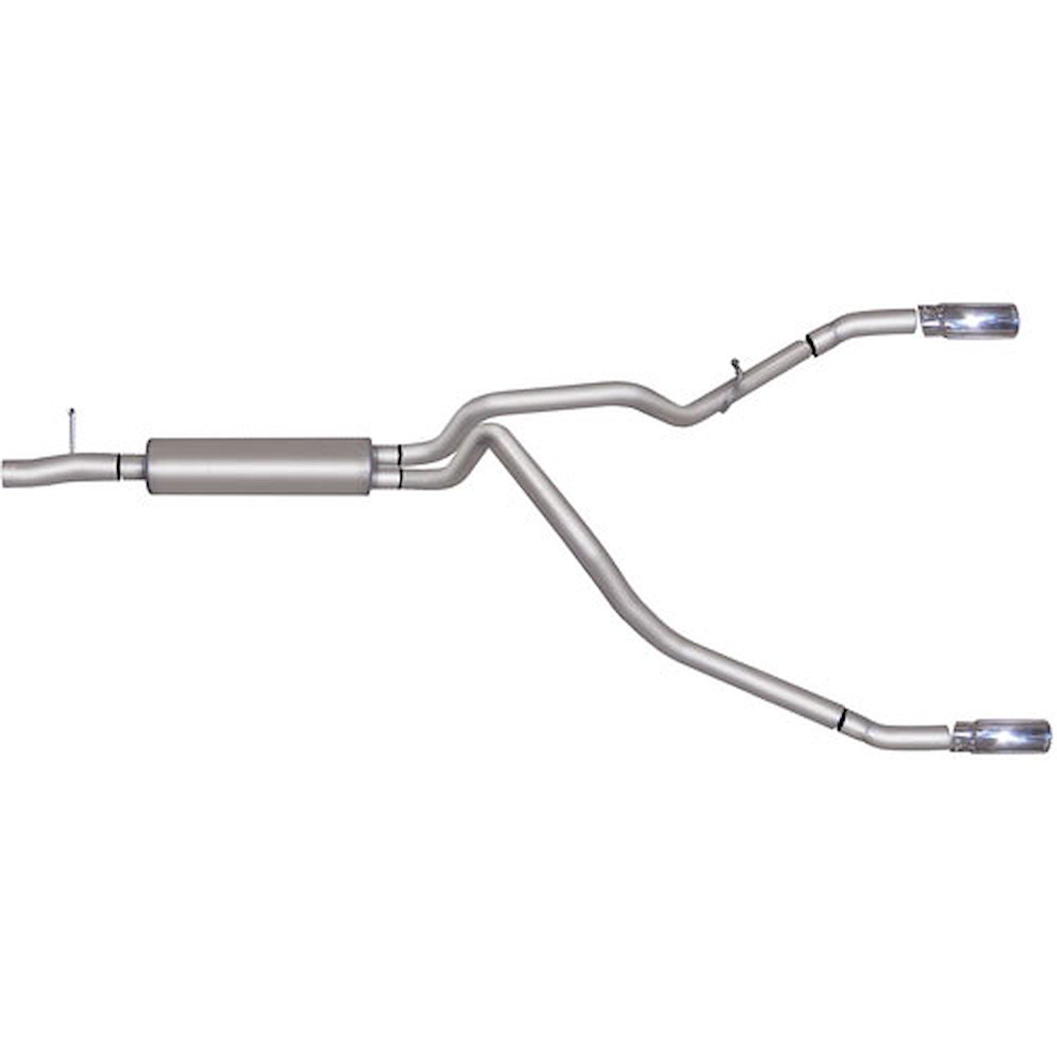 Split Rear Cat-Back Exhaust 05-06 Ford F250/F350 Super