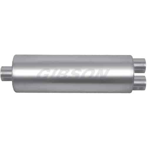 Superflow Muffler CFT Aluminized Steel 4" Center Inlet