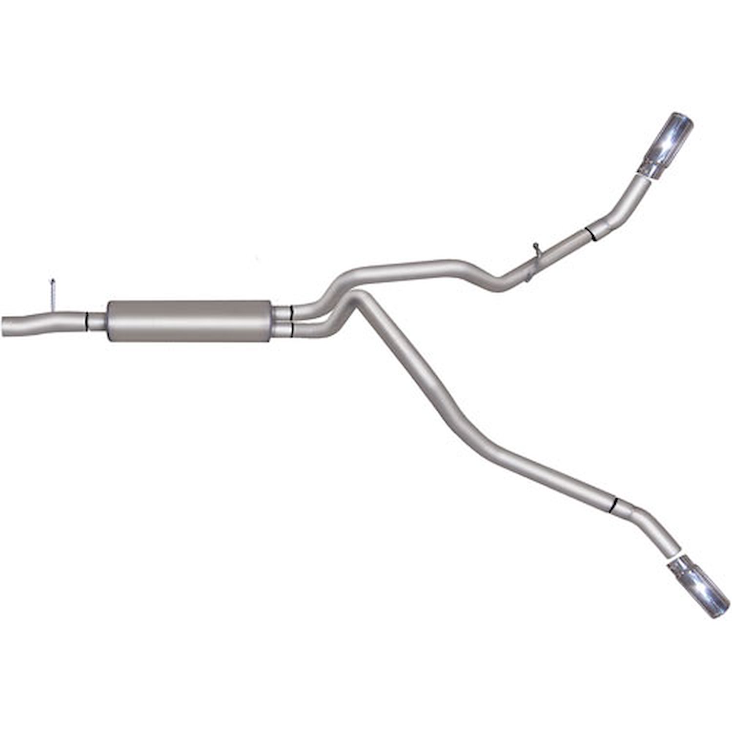 Dual Extreme Aluminized Cat-Back Exhaust 07-09 Ford F250/F350 Super duty