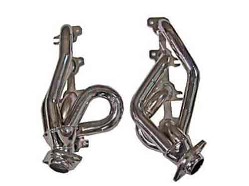 Chrome-Plated Steel Truck Headers 2000-03 Dakota