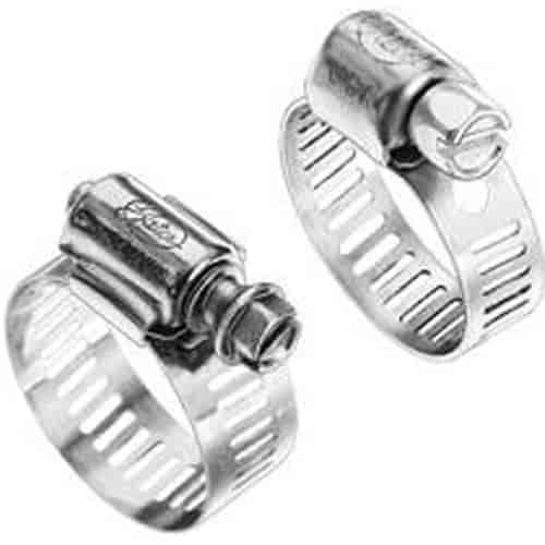Stainless Steel Hose Clamps Size 10 (.5" To 1.125" Hose)