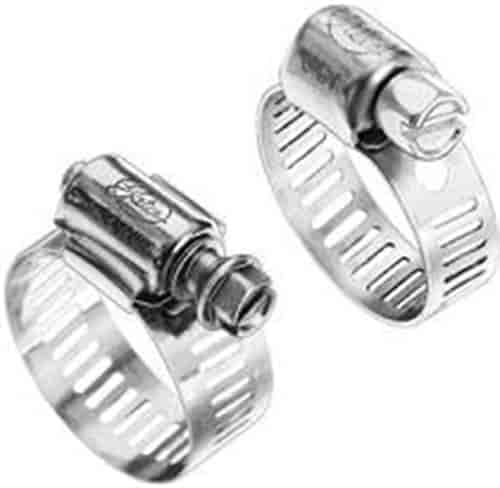 Stainless Steel Hose Clamps Size 16 (.75" to 1" ID hose)