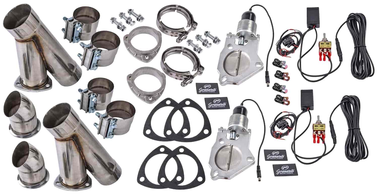 Electronic Stainless Steel Exhaust Cutout System for 4