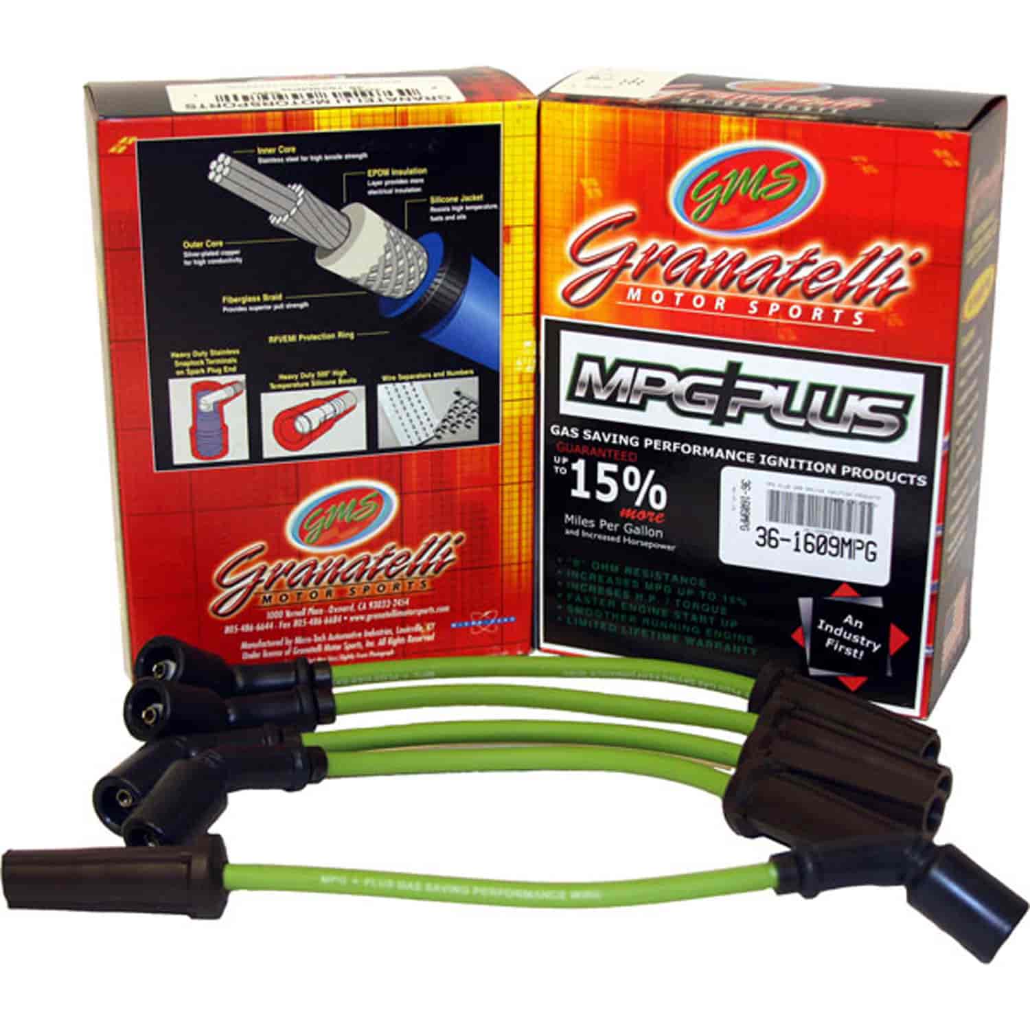 MPG Wires TOYOTA 4 RUNNER 4CYL 2.4L 93-96