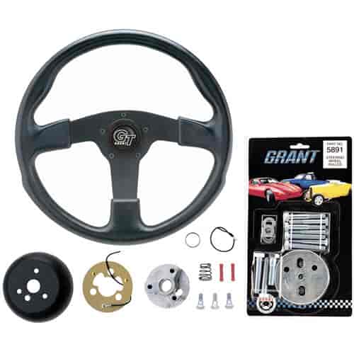 GT Rally Steering Wheel Install Kit Includes GT Rally Steering Wheel