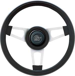 Challenger Steering Wheels Silver Satin 3-Spoke Design