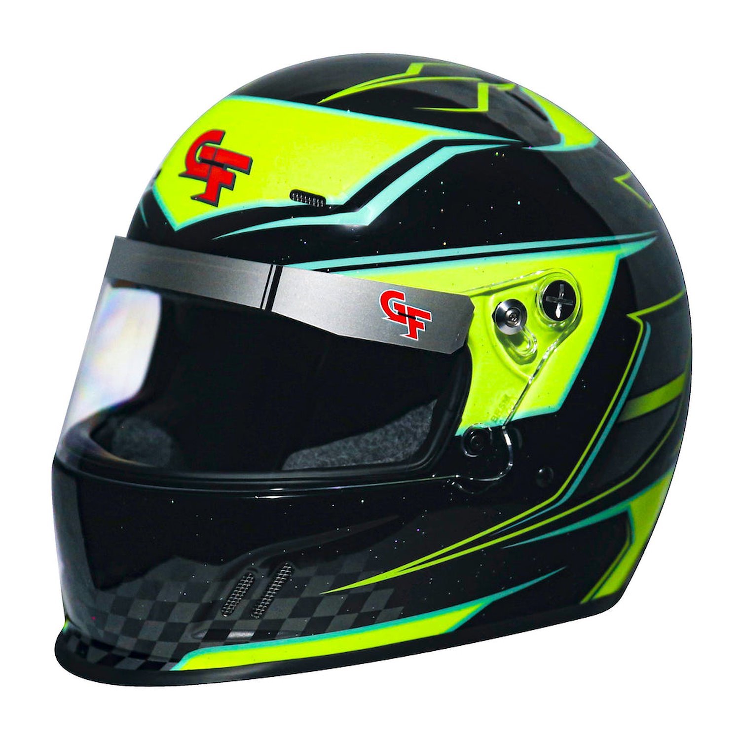 13402LRGYL Helmet, CMR Graphics, Large, Black/Yellow